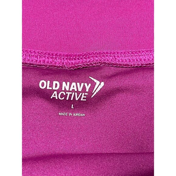 Old Navy Active Beetroot Fuchsia Running Shorts With Brief Liner SIZE-LARGE - Picture 2 of 8